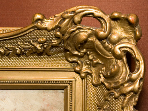 Intricate design of an art frame